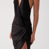 Lumae Halter Maxi Ruha - Fekete