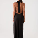 Lumae Halter Maxi Ruha - Fekete
