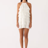 Lunar Bloom Mini Ruha - Elefántcsont