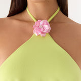 Make It Right Mini Dress - Lime