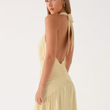 Makena Halter Maxi Ruha - Sárga