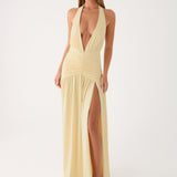 Makena Halter Maxi Ruha - Sárga