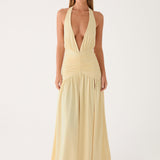 Makena Halter Maxi Ruha - Sárga
