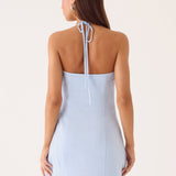 Martine Halter Mini Ruha - Kék