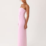 Monelise Strapless Maxi Dress - Rózsaszín