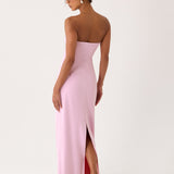 Monelise Strapless Maxi Dress - Rózsaszín