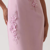 Monelise Strapless Maxi Dress - Rózsaszín