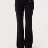 Muse Roll Waist Pants - Fekete