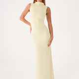 On My Time Maxi Dress - Baba Sárga