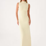 On My Time Maxi Dress - Baba Sárga