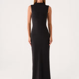 On My Time Maxi Dress - Fekete