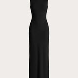 On My Time Maxi Dress - Fekete