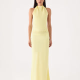 Oria Halter Maxi Ruha - Sárga