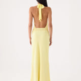 Oria Halter Maxi Ruha - Sárga