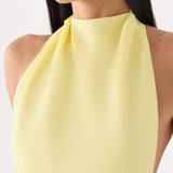 Oria Halter Maxi Ruha - Sárga