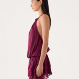 Parade Halter Mini Ruha - Szilva