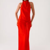 Rumina Sash Maxi Ruha - Mandarín