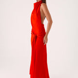 Rumina Sash Maxi Ruha - Mandarín