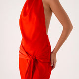 Rumina Sash Maxi Ruha - Mandarín