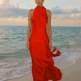 Rumina Sash Maxi Ruha - Mandarín