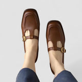 Elizabeth - Ortopéd Mary Jane T-strap cipők