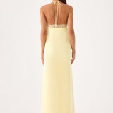 Samaria Halter Maxi Ruha - Sárga