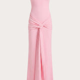 Sandrine Strapless Maxi Dress - Rózsaszín