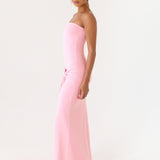 Sandrine Strapless Maxi Dress - Rózsaszín