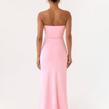 Sandrine Strapless Maxi Dress - Rózsaszín