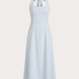 Sarrah Halter Midi Ruha - Kék