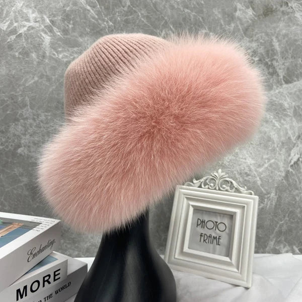 Celeste | Luxus Róka Szőr Sapka