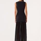Seraphine Maxi Ruha - Fekete
