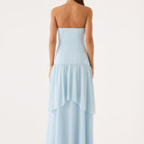 Sharn Strapless Maxi Ruha - Kék