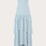 Sharn Strapless Maxi Ruha - Kék