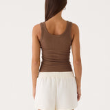 Muse Signature Tank Top - Csokoládé