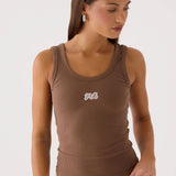 Muse Signature Tank Top - Csokoládé