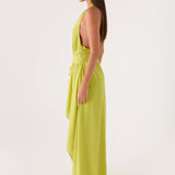 Sinead Halter Maxi Ruha - Lime