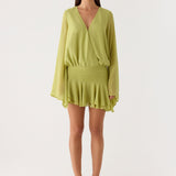 Solo In Soho Mini Ruha - Lime