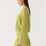 Solo In Soho Mini Ruha - Lime