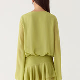 Solo In Soho Mini Ruha - Lime