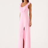 Something Inbetween Maxi Dress - Píruló Rózsaszín