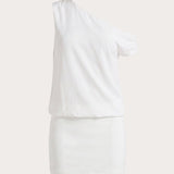 Stick Around Mini Dress - Fehér