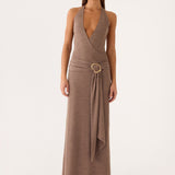Talk To You Maxi Ruha - Taupe