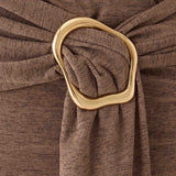 Talk To You Mini Dress - Taupe