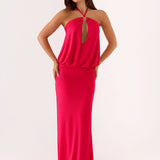Telling You Maxi Ruha - Piros Magenta