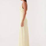 Tove Csipkés Maxi Ruha - Sárga