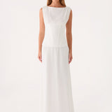 Winello Fűző Maxi Ruha - Off White