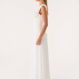 Winello Fűző Maxi Ruha - Off White
