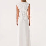 Winello Fűző Maxi Ruha - Off White