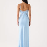 Winona Éjjeli Slip Ruha - Kék